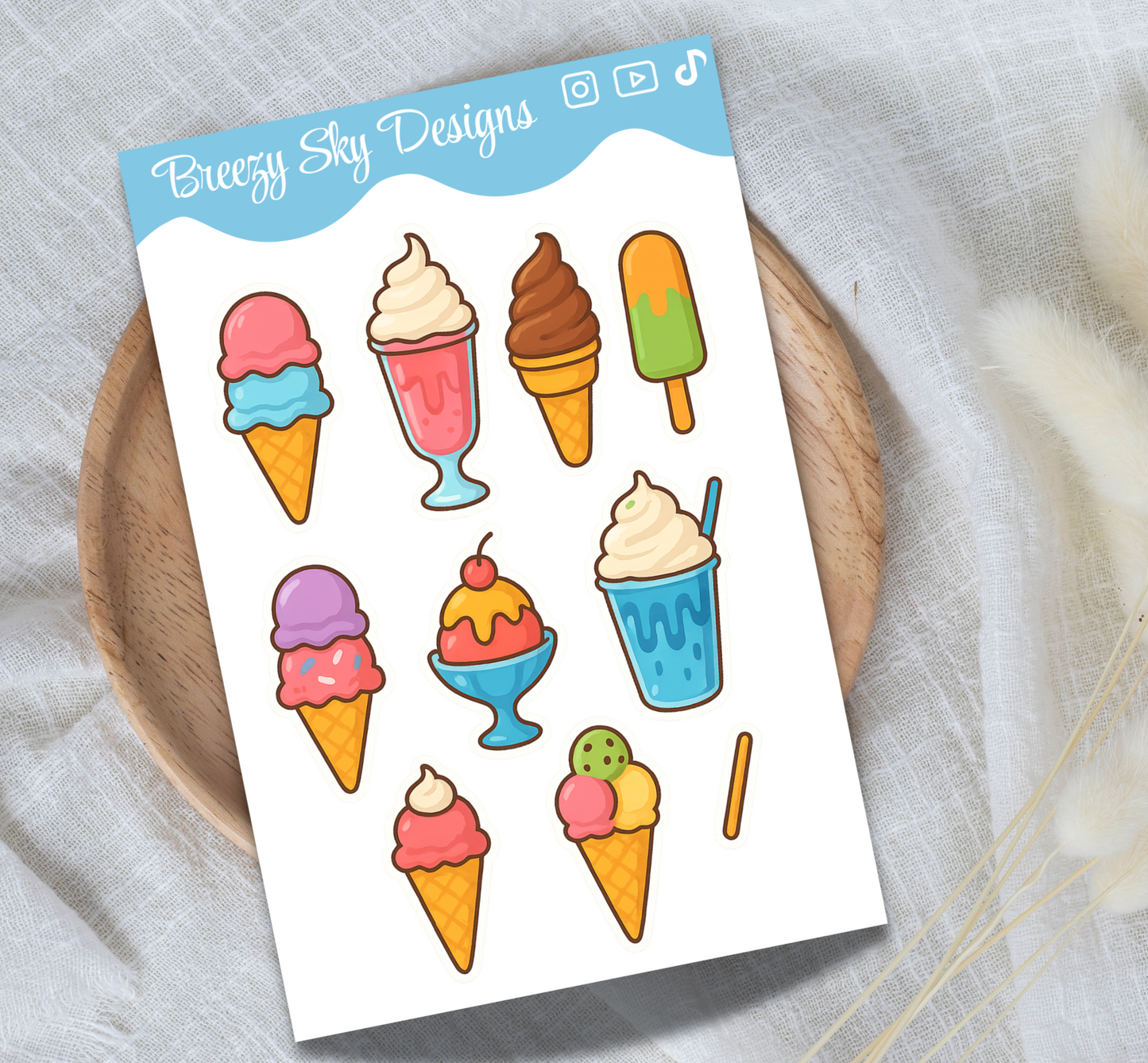 Summer Treats Sticker Sheet