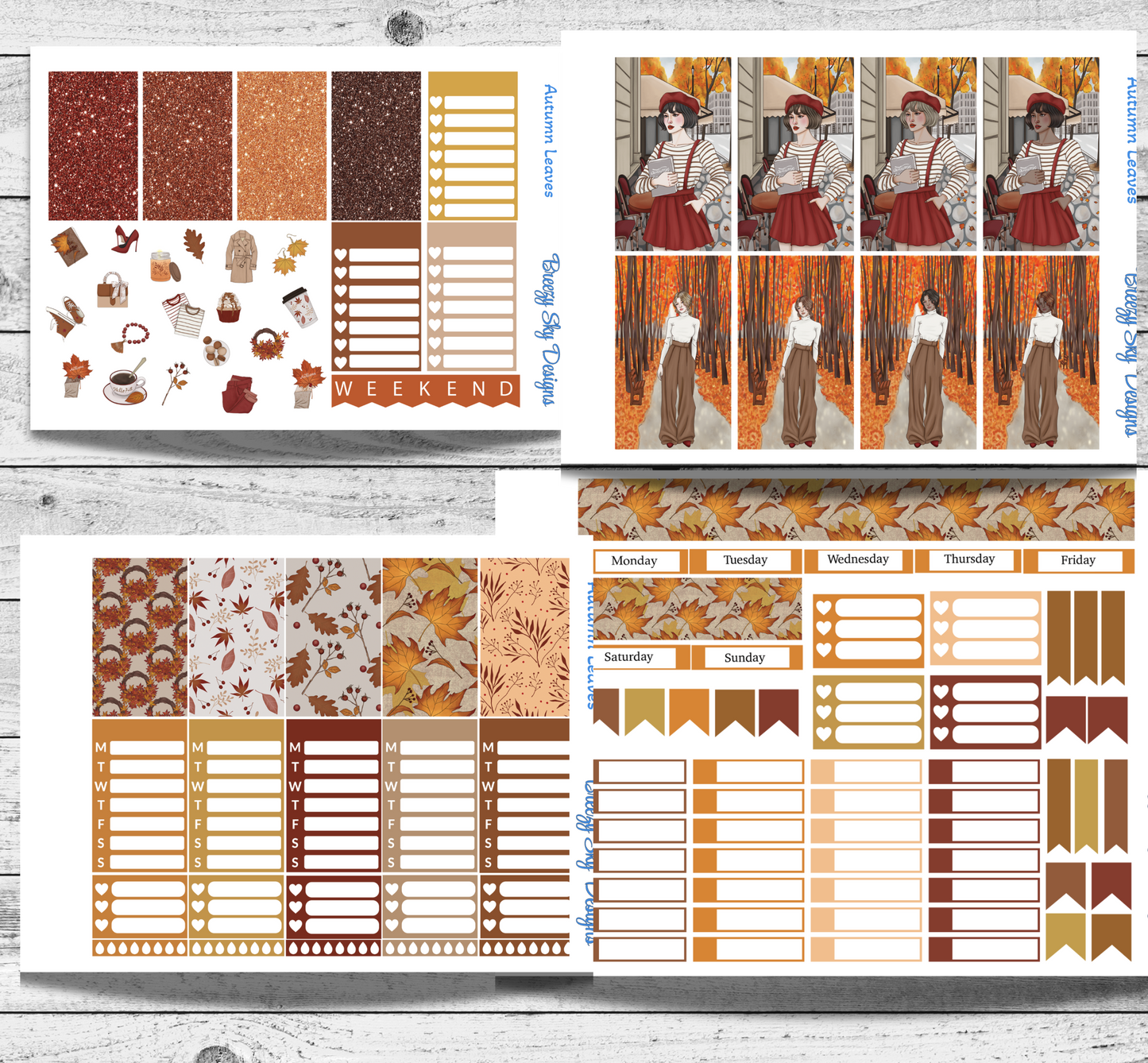 Autumn Leaves Mini-Weekly Kit
