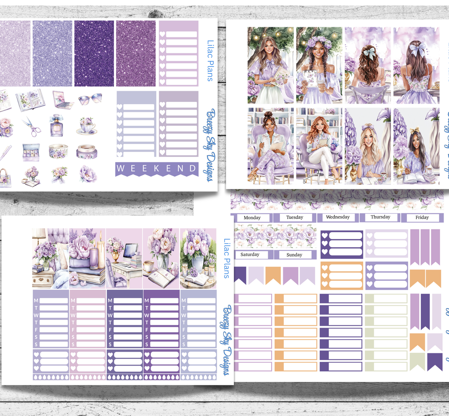 Lilac Plans Full Weekly Kit