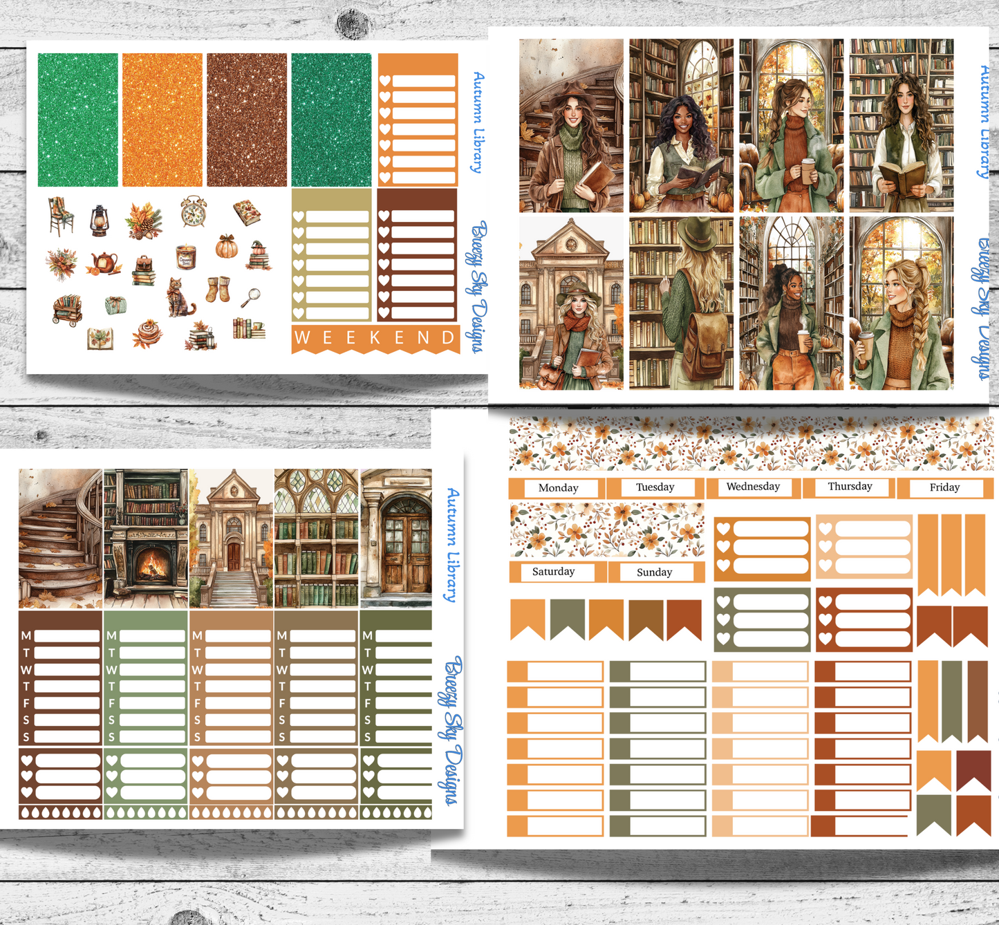 Autumn Library Mini-Weekly Kit