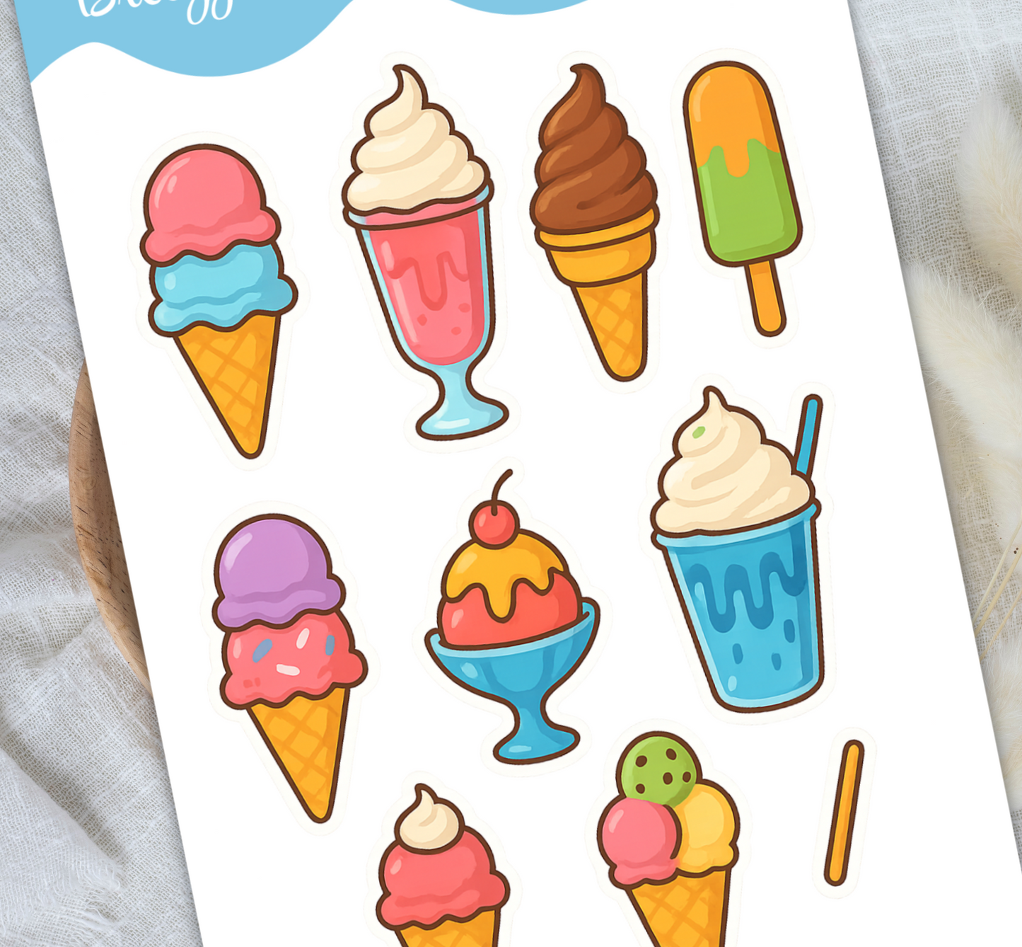 Summer Treats Sticker Sheet