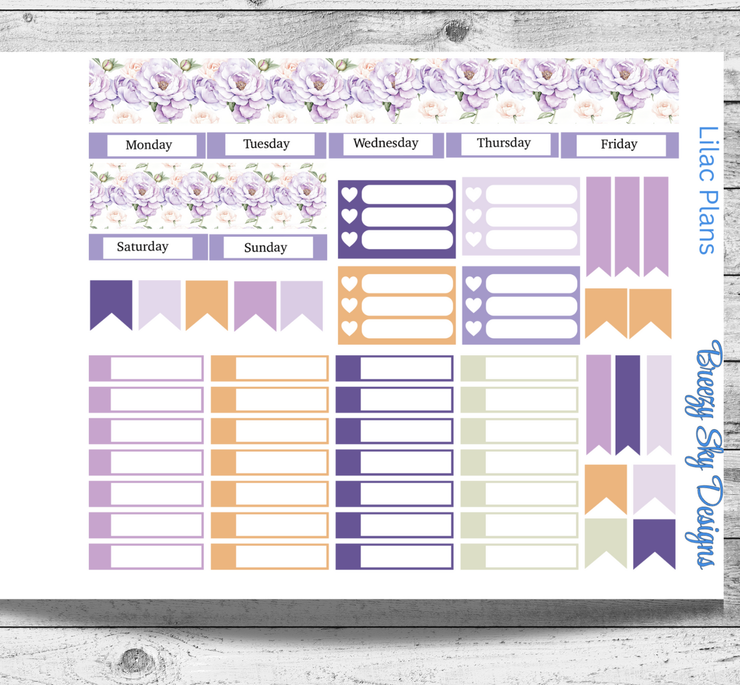 Lilac Plans Full Weekly Kit
