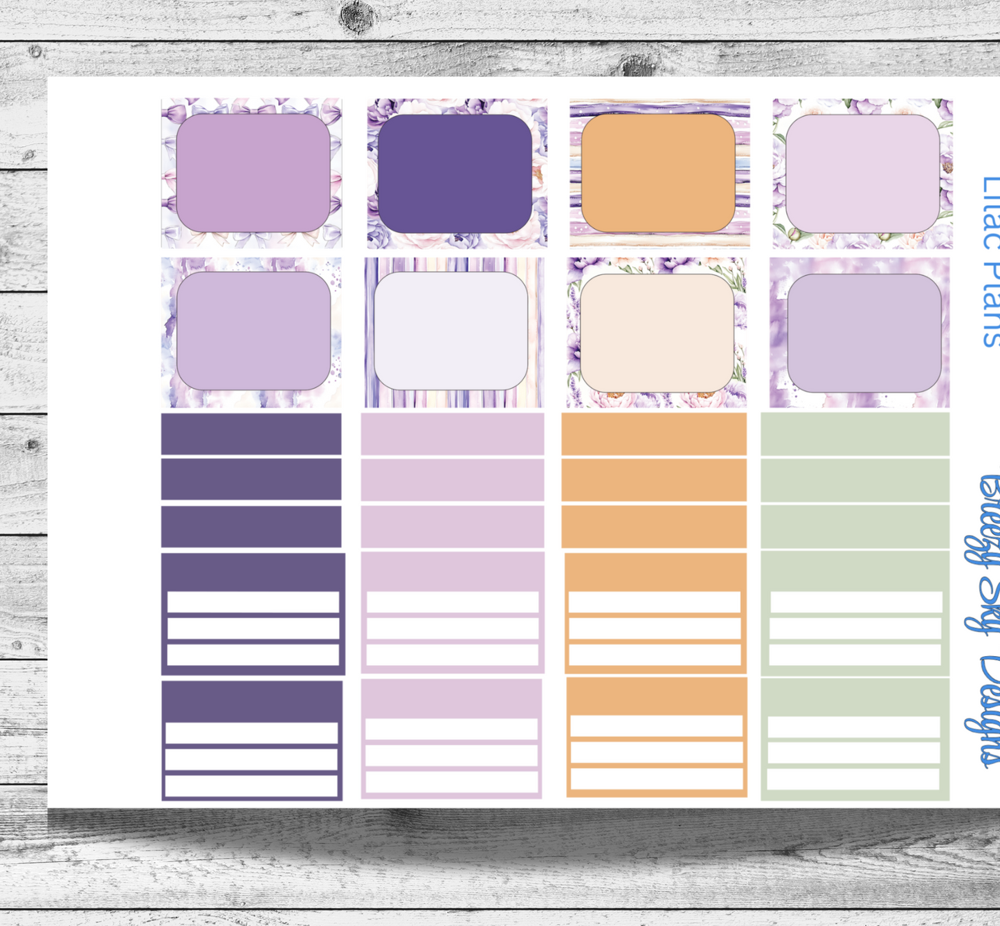 Lilac Plans Full Weekly Kit