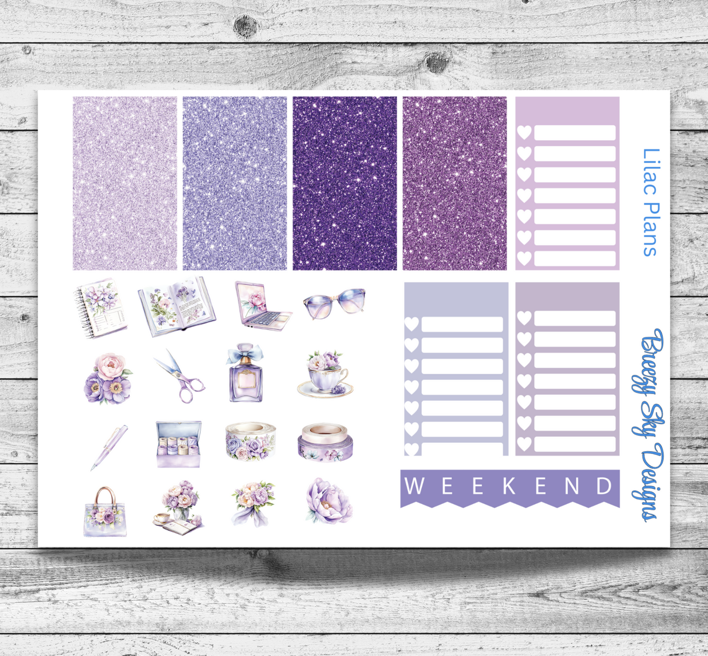 Lilac Plans Full Weekly Kit