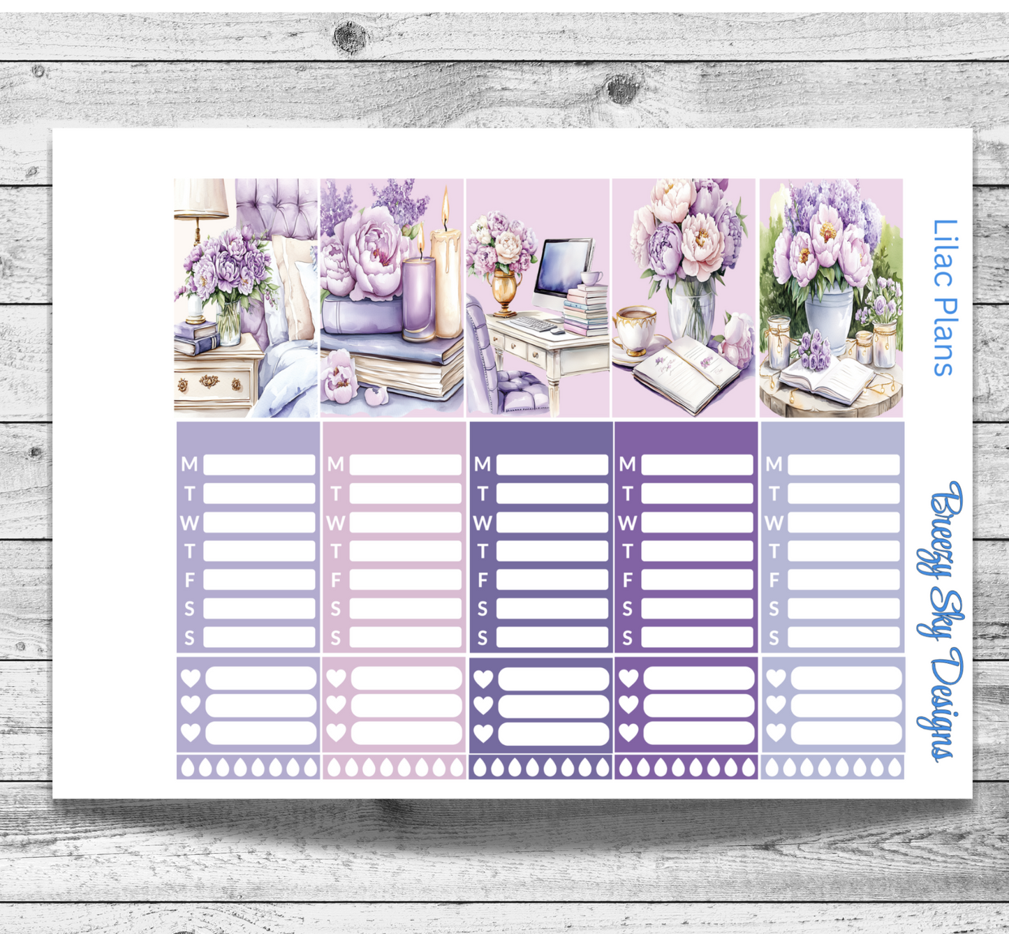 Lilac Plans Full Weekly Kit
