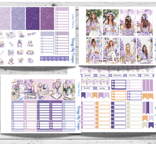 Lilac Plans Mini-Weekly Kit