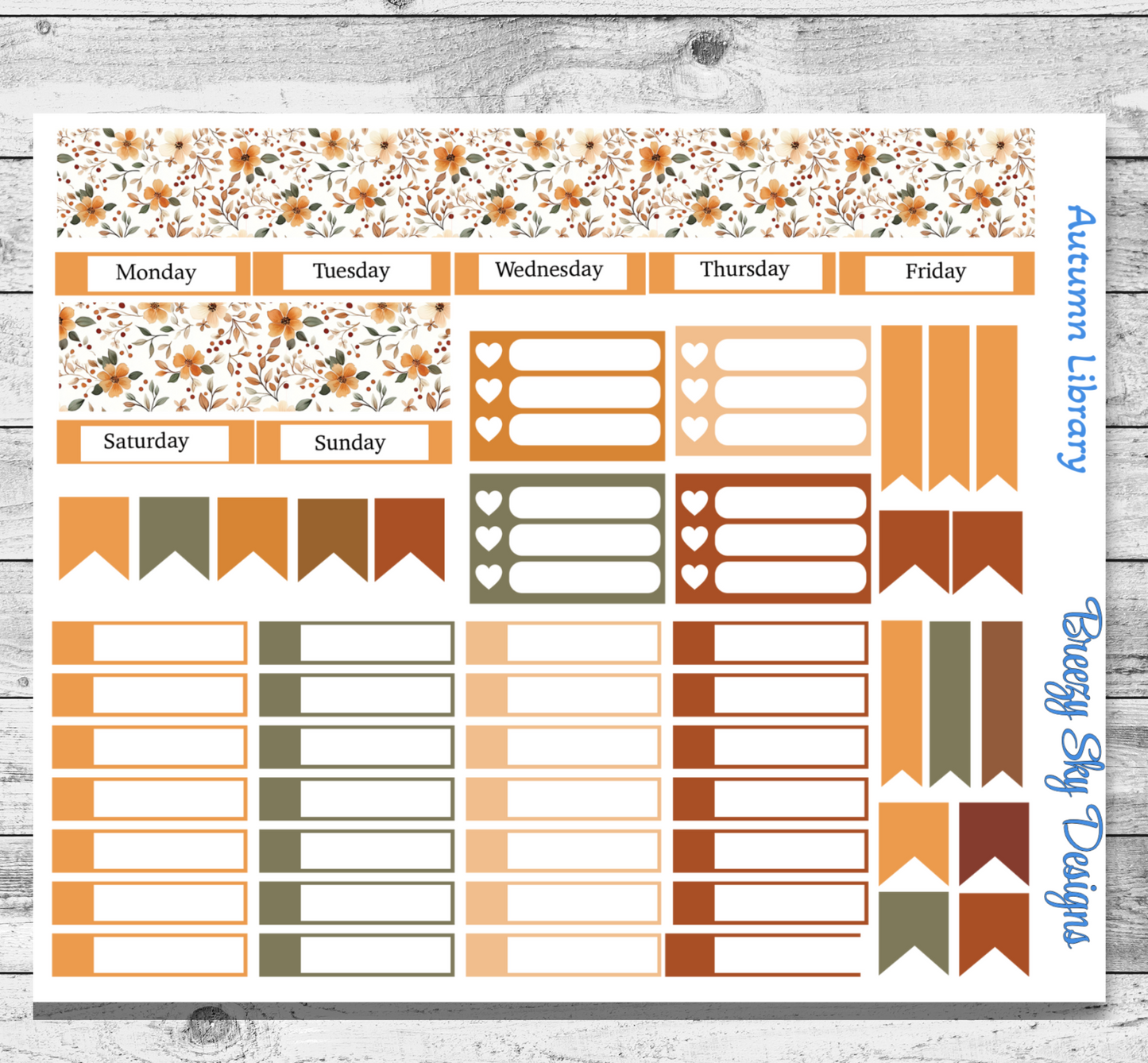 Autumn Library Mini-Weekly Kit