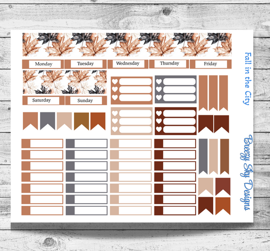 Fall in the City Mini-Weekly Kit